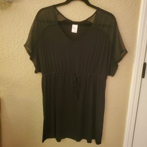 Merona Black Swim Cover Up